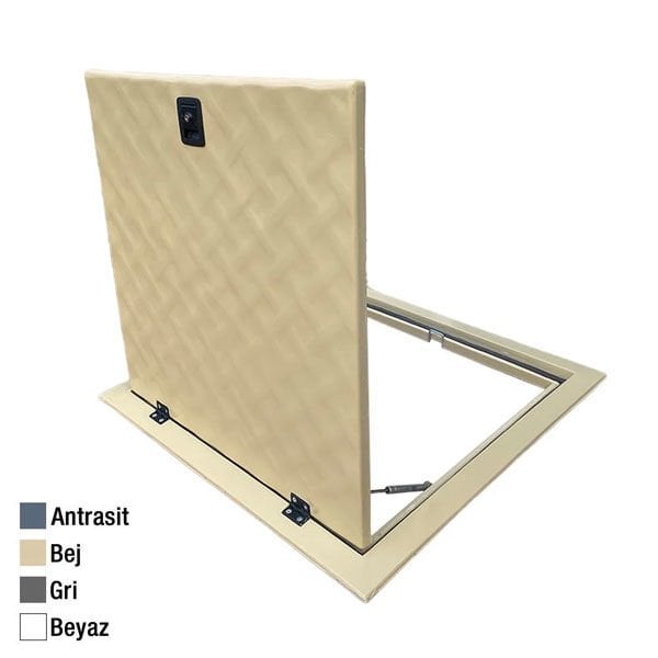 65x65 Havuz Makine Dairesi Kapağı Bej