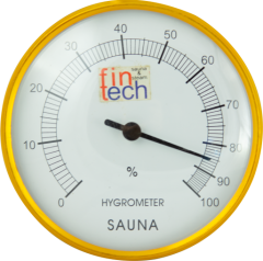 Sauna Plastik Higrometre Fıntech