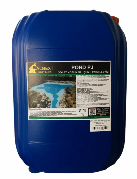 Gölet Yosun Oluşumu Engelleyici Algext Pond PJ 20 Kg