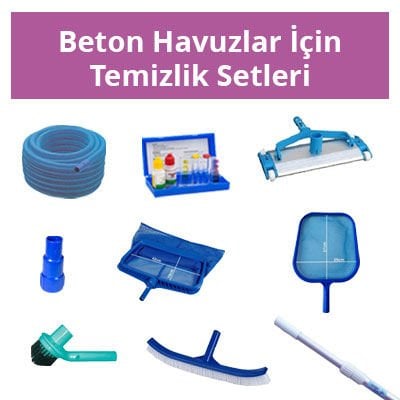 Beton Havuzlar İçin Temizlik Setleri