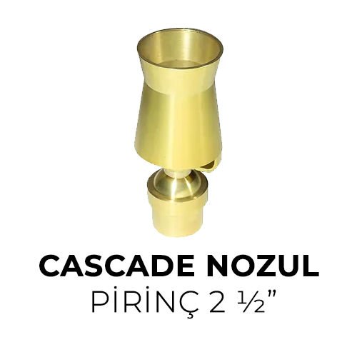 Cascade Nozul Pirinç 2 ½”