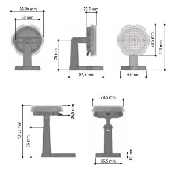 Spot 10 Model 72 Ledli P.Ç.Gövde Süs Havuzu Aydınlatma Lambaları