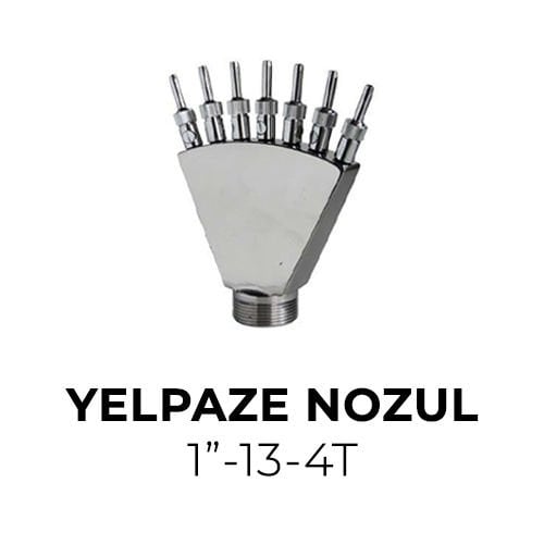 Yelpaze Nozul Paslanmaz Çelik 1”-13-4T