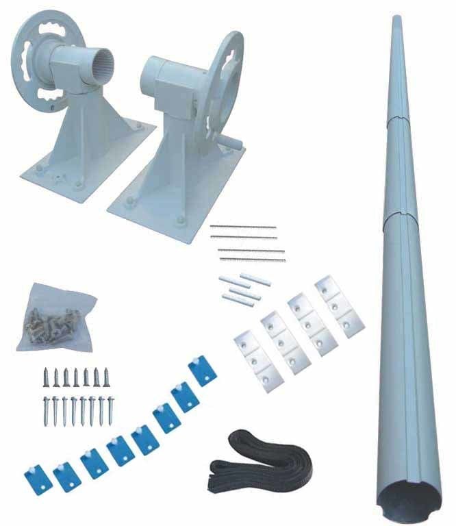 Havuz Örtüsü Toplama Çarkı, Plastikten - Örtü Barı İle