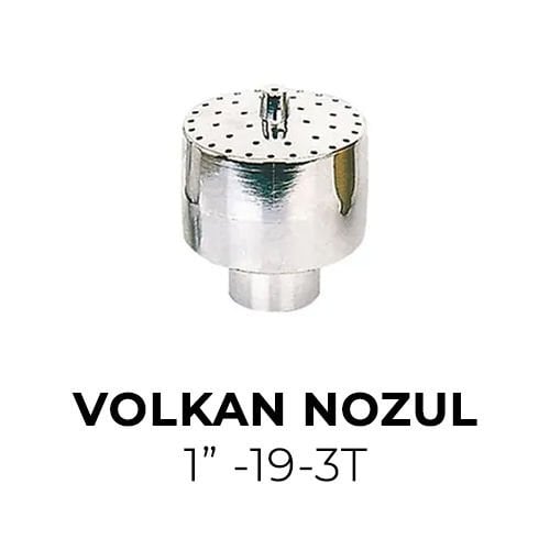 Volkan Nozul Paslanmaz Çelik 1” -19-3T