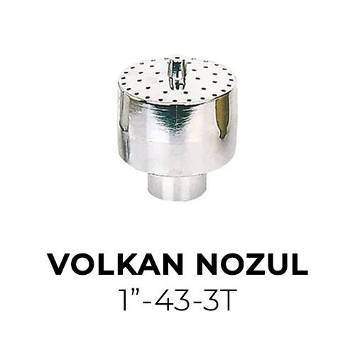 Volkan Nozul Paslanmaz Çelik 1”-43-3T