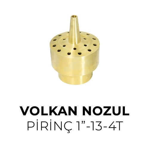 Volkan Nozul Pirinç - 1”-13-4T