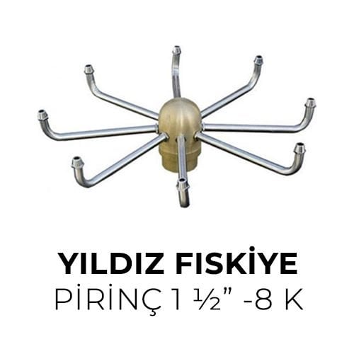Yıldız Fıskiye Pirinç 1 ½”