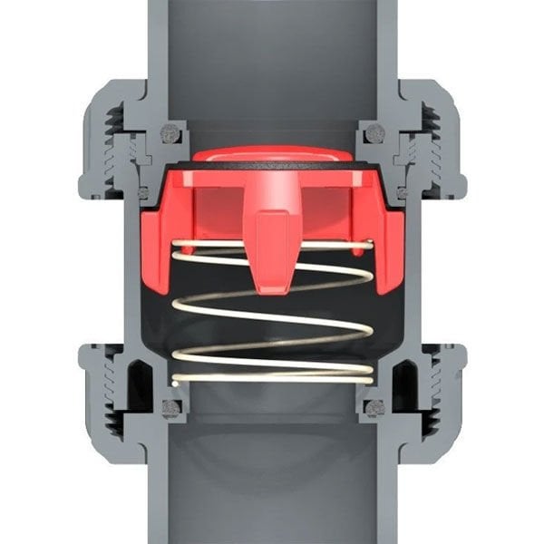 UPVC Dört Ayaklı Yaylı Çekvalf Yapıştırmalı
