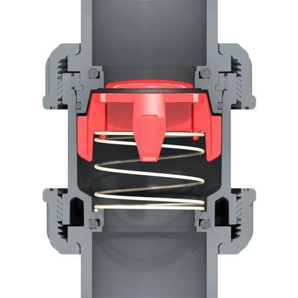 UPVC Dört Ayaklı Yaylı Çekvalf Yapıştırmalı