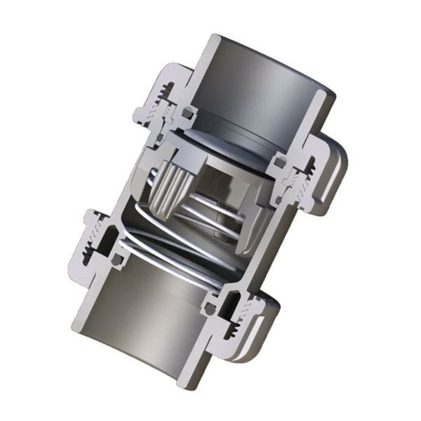 UPVC Dört Ayaklı Yaylı Çekvalf Yapıştırmalı