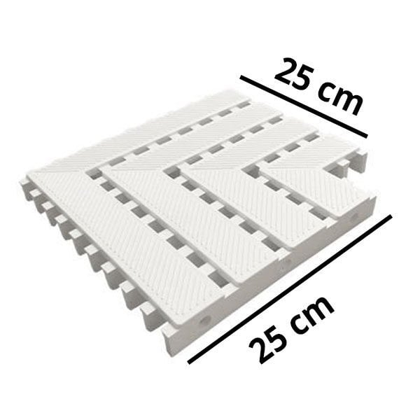 Blok Köşe Havuz Izgarası 90 Derece 25 cm