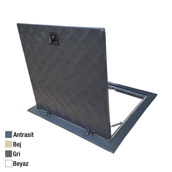 90x90 Havuz Makine Dairesi Kapağı Antrasit