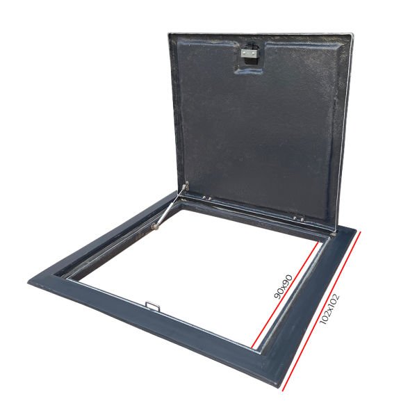 90x90 Havuz Makine Dairesi Kapağı Antrasit