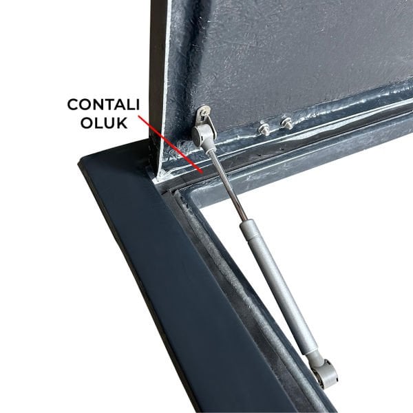 100x100 Havuz Makine Dairesi Kapağı Antrasit