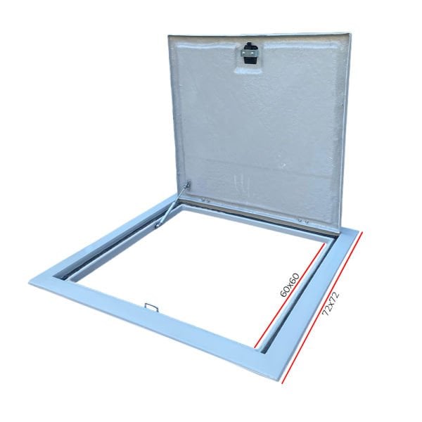 60x60 Havuz Makine Dairesi Kapağı Gri