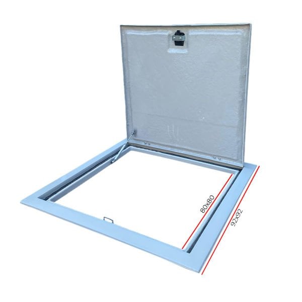 80x80 Havuz Makine Dairesi Kapağı Gri