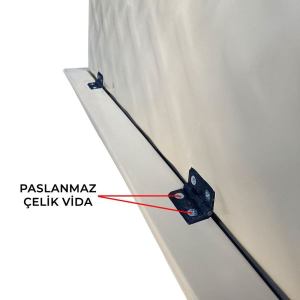 100x100 Havuz Makine Dairesi Kapağı Beyaz