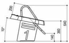Sabit Atlama Platformu. Yükseklik: 700 mm