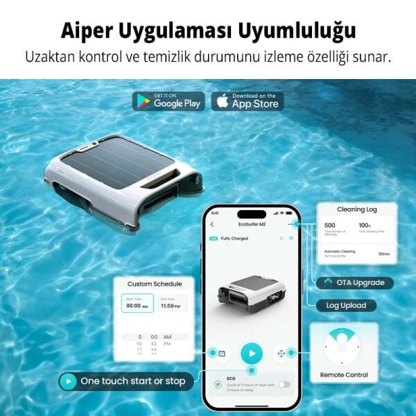 Aiper EcoSurfer M2 Havuz Yüzey Temizlik Robotu