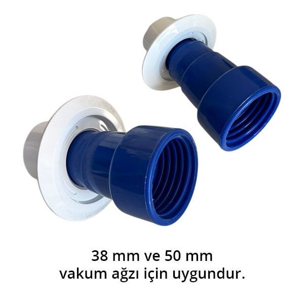 Ø50 mm ve Ø38 mm Hortumlar İçin Süpürge Hortum Adaptörü