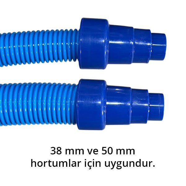 Ø50 mm ve Ø38 mm Hortumlar İçin Süpürge Hortum Adaptörü