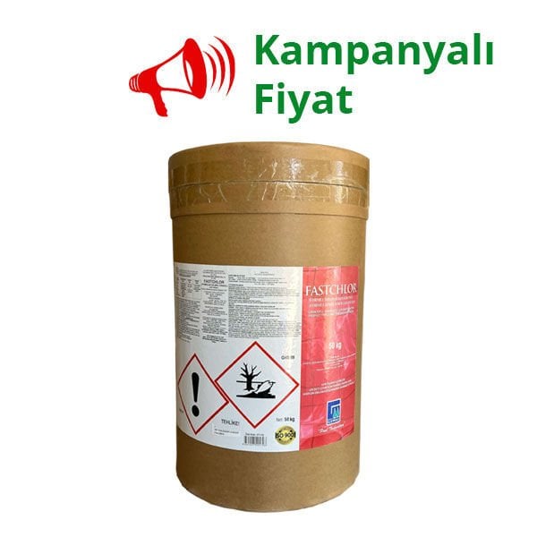 Fastchlor 50 kg - % 56 Stabilizatörlü Diklör Granüllü Toz Klor