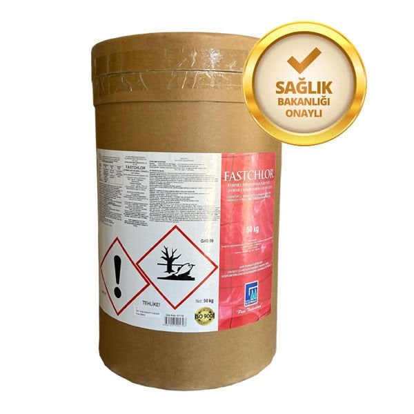 Fastchlor 50 kg - % 56 Stabilizatörlü Diklör Granüllü Toz Klor