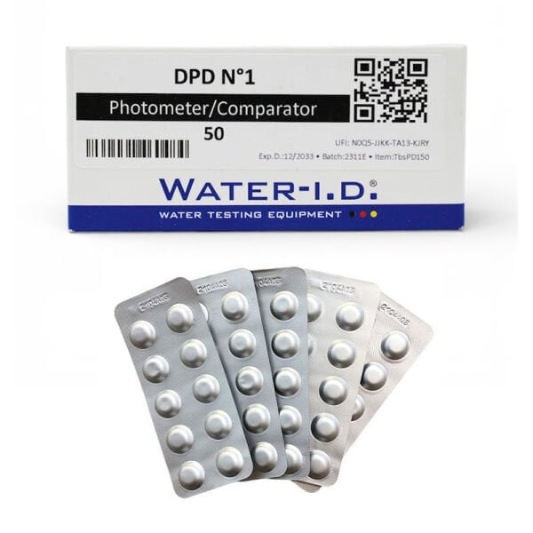 WID DPD No.1 Serbest Klor Ölçüm Tableti