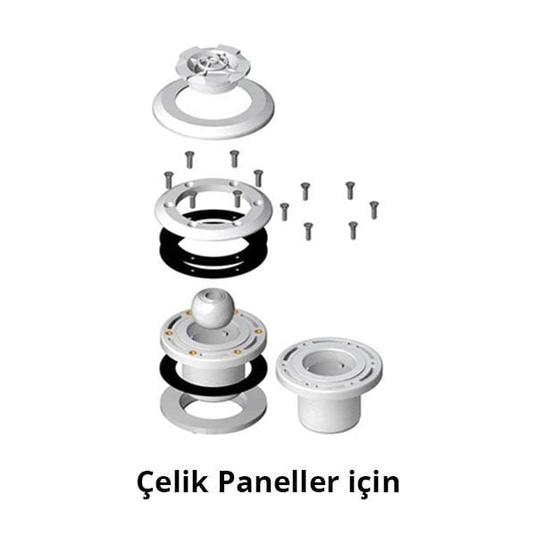63 mm Kafesli Yandan Besleme Nozulu Liner Havuzlar İçin