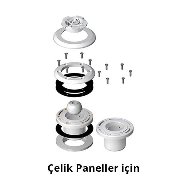 63 mm Kafesli Yandan Besleme Nozulu Liner Havuzlar İçin