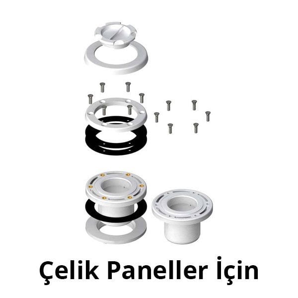 63 mm Vakum Süpürge Nozulu Liner Havuzlar İçin