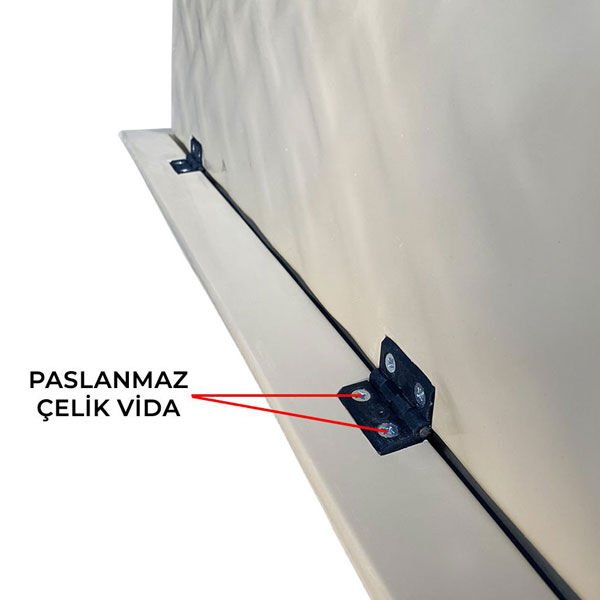 55x55 Havuz Makine Dairesi Kapağı Beyaz