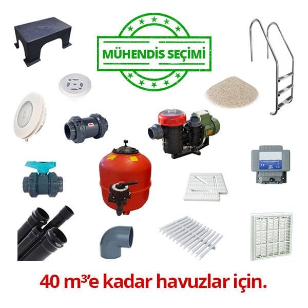 Nozbart Taşmalı Havuz Yapım Seti 40 m3'e Kadar