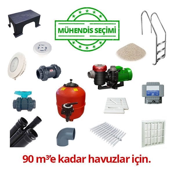 Nozbart Taşmalı Havuz Yapım Seti 90 m3'e Kadar