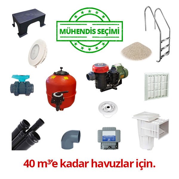 Nozbart Skimmerlı Havuz Yapım Seti 40 m3'e Kadar