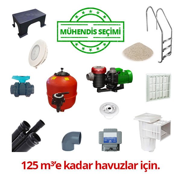 Nozbart Skimmerlı Havuz Yapım Seti 125 m3'e Kadar