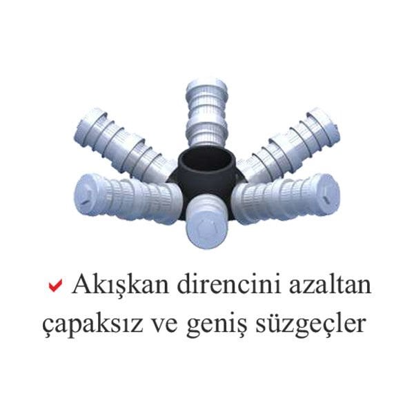 Nozbart Plastik Havuz Kum Filtresi Altı Yollu Vana Dahil