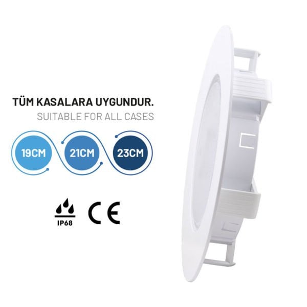 Havuz Led Ampul Takımı RGB Kendinden Dönen (2 Kablolu) 44 W