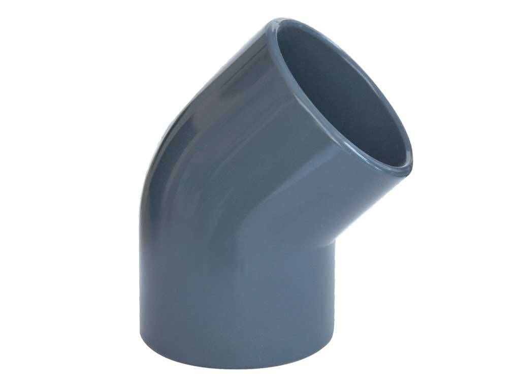 PVC Açık Dirsek 45°