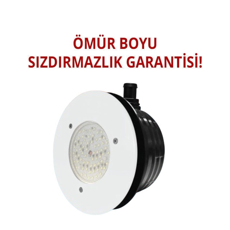 İnci Serisi Beton Havuz Lambası Mini - Beyaz