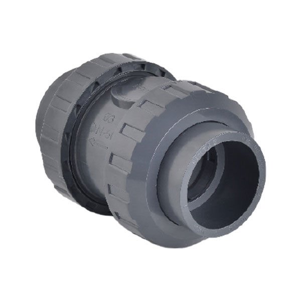 U-PVC Yapıştırma Muflu Yaylı Çekvalf