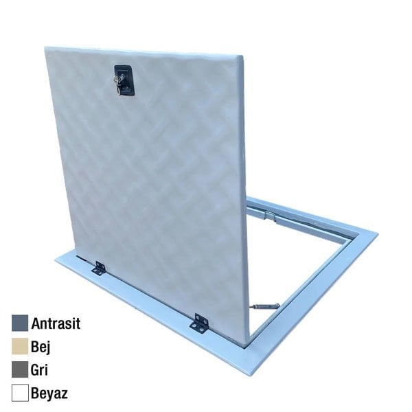 50x50 Havuz Makine Dairesi Kapağı Gri