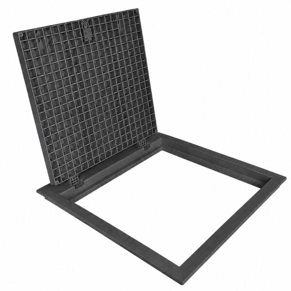 80x80 Kompozit Havuz Makine Dairesi Kapağı Antrasit