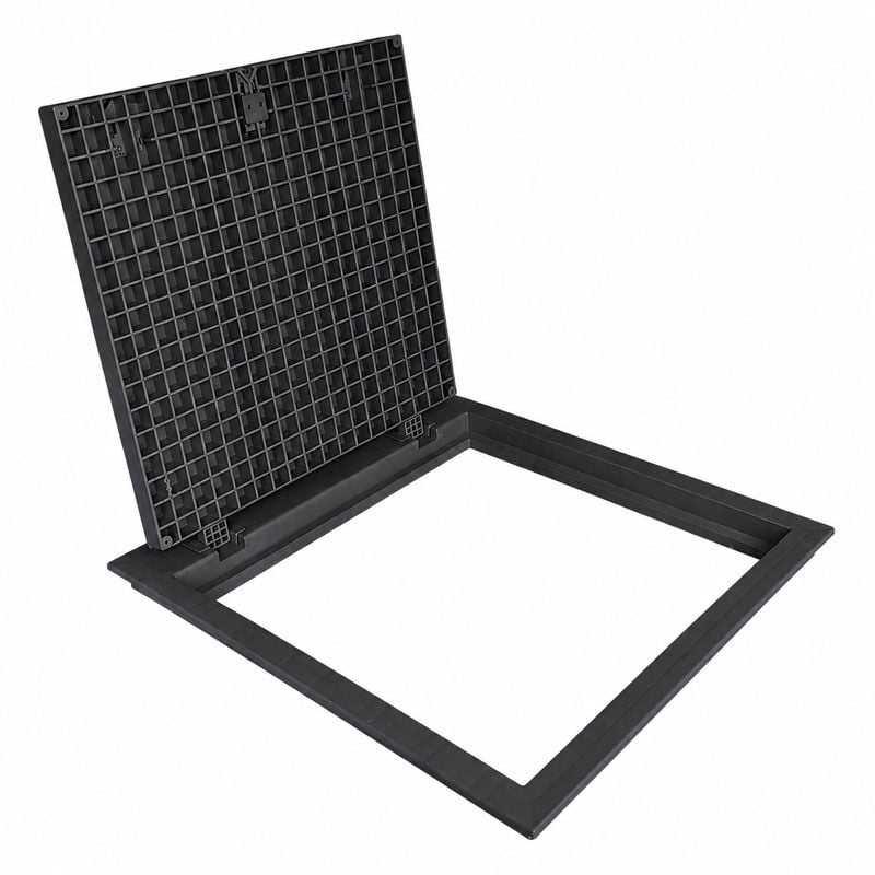 80x80 Kompozit Havuz Makine Dairesi Kapağı Antrasit