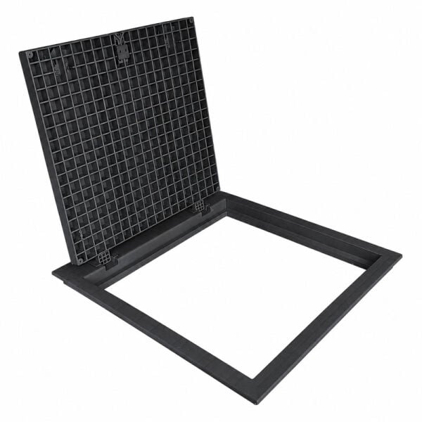 80x80 Kompozit Havuz Makine Dairesi Kapağı Antrasit