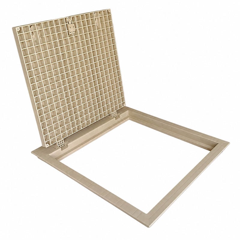 55x55 Kompozit Havuz Makine Dairesi Kapağı Bej