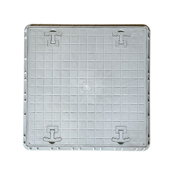 60x60 Kompozit Havuz Makine Dairesi Kapağı Gri