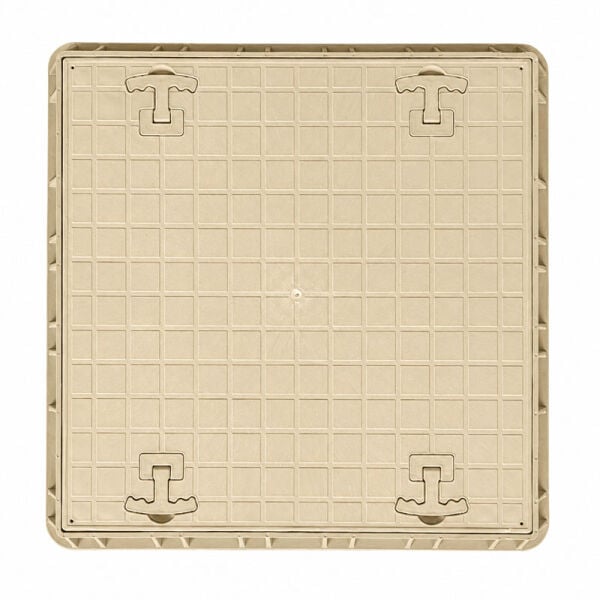 60x60 Kompozit Havuz Makine Dairesi Kapağı Bej
