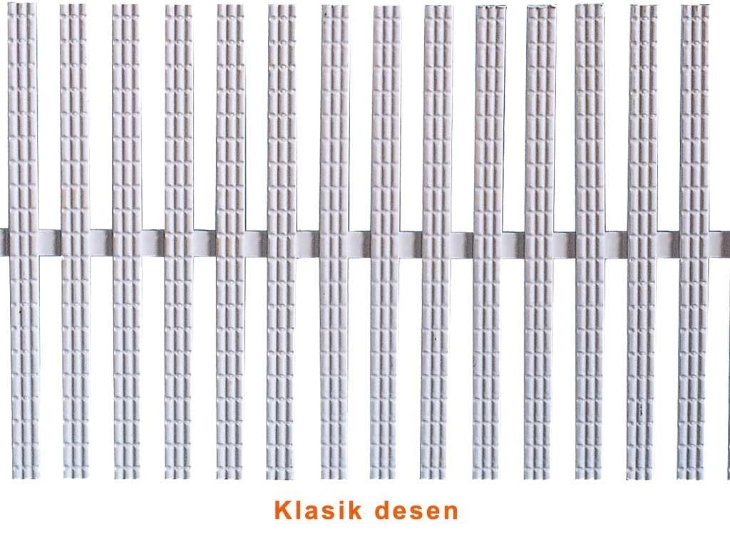 Taşma Izgarası 10 Mt Tek Geçme 20 Cm Klasik Desen 2001 Model